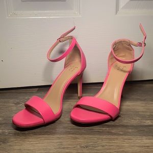 Pink Strappy Heels